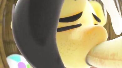 "Our vacation JUST started and Itzspecky is ALREADY having fun! 0w0"