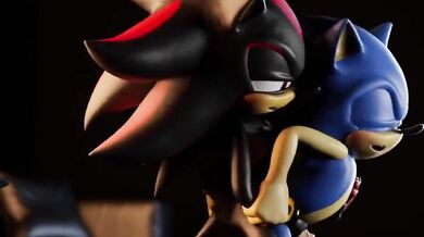 The ultimate fantasy of the two speedsters comes true in "Shadow x Sonic: The Hidden Erection"