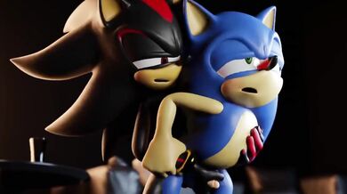 The ultimate fantasy of the two speedsters comes true in "Shadow x Sonic: The Hidden Erection"