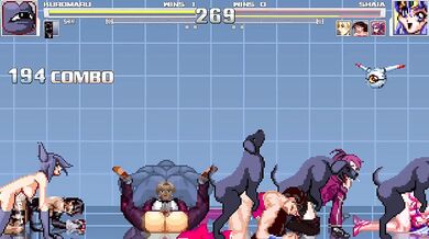 'The Voracious Black-haired Demoness and the Forbidden Fruit Feast'