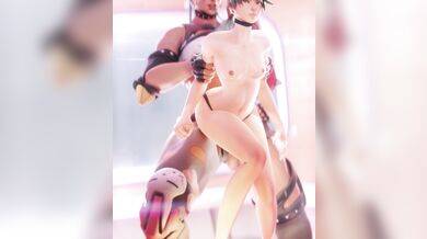 'Kira and Junkrat's Steamy Encounter in the Queen's Room - Overwatch Hentai'