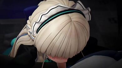 "Asuma and Toki Blue fuck in an archive room [Chunasa]"