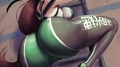 "Eve's Ass Jiggles in the Ladder Devilhs"