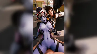 Rewritten as: "WidowMaker Rides A RawRaw on Outfit 2"