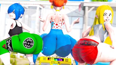 "Three Sisters Tempting Each Other with Cancer: An HD Hentai Adventure"