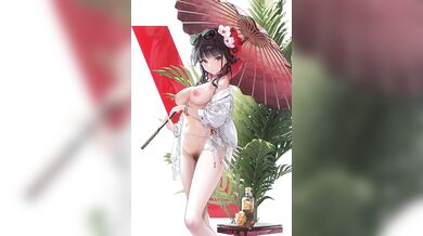 The blooming Sakura flowers in summer mod.
