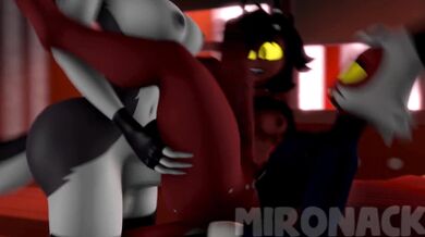 'Millie, Moxxie and Loona's Bisexual Futa Threesome: A Mironack Hentai Porn Parody'