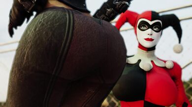 Hentai Booty Fetishists, Harley and Talia, Are Fulfilled by Kishi3D!