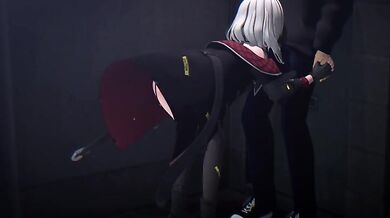 "Riding the Holographic Wave with Chloe Hololive and Sakamata"