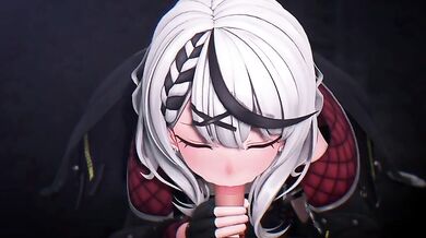 "Riding the Holographic Wave with Chloe Hololive and Sakamata"