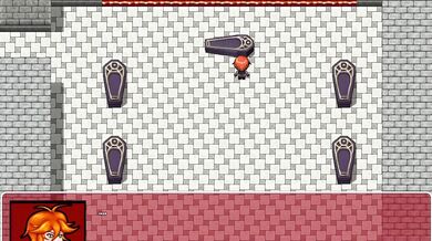 "Unleashing the Bloodlust: Crimson Veil Vampire Hunter Coffin Trap"