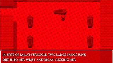 "Unleashing the Bloodlust: Crimson Veil Vampire Hunter Coffin Trap"