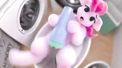 "Panties of Pain: Futa Pinkie Pie Gets Her Hairy Cleaned"
