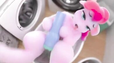 "Panties of Pain: Futa Pinkie Pie Gets Her Hairy Cleaned"