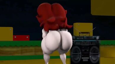 Hey guys, watch me play Mario 3D Land with my girlfriend who's twerking all over the place!