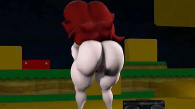 Hey guys, watch me play Mario 3D Land with my girlfriend who's twerking all over the place!