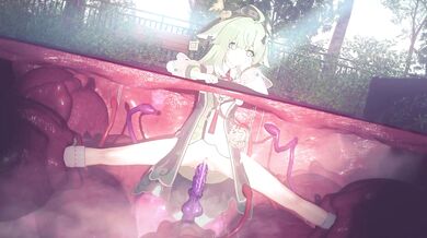 'Hot and Horny Huohuo gets Tangled up in Tentacle Sex with a Steamy Green Tea'