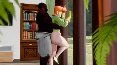 Watch as Dexter's Mom, #1, gets down and dirty with her neighbor in the garage!