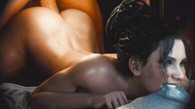 Rewritten as: 'Pamela Palmer Pleasures Herself on Bed in the Saga of Osiris'