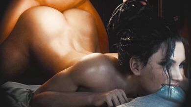 Rewritten as: 'Pamela Palmer Pleasures Herself on Bed in the Saga of Osiris'