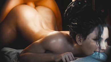 Rewritten as: 'Pamela Palmer Pleasures Herself on Bed in the Saga of Osiris'