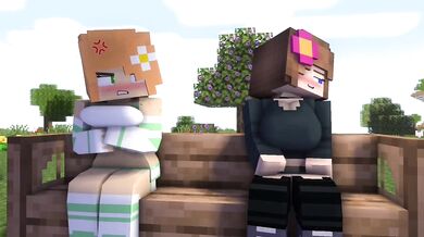 "A Sunny Day with Two Friends and a Lot of Cream"