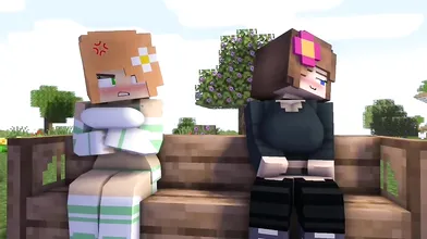 "A Sunny Day with Two Friends and a Lot of Cream"