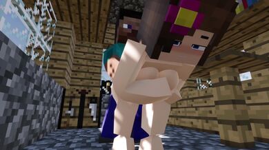 'MILF and teenager in the shower get dirty and messy!'