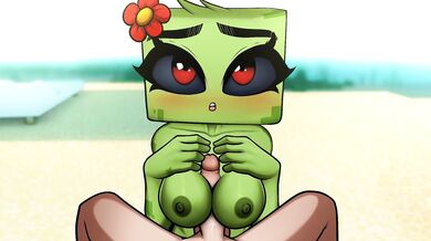 'The Seductress and the Naughty Schoolgirl - Creeper Paizuri Shady'