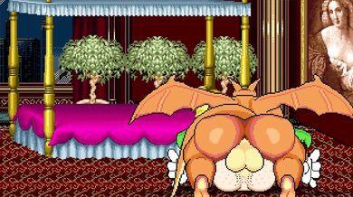 "Wario's Big Mouth Lands Him in a Hot Mess with Charizard's Cock!"