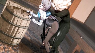 "Sexy secretary Lynette X Hilichurl's dirty office affair"