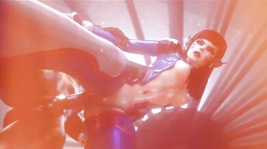 "Blindfolded and Bound: A Hentai Overwatch PMV"