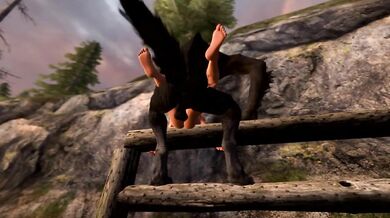 'The Big Bad Wolf Gets Caught by Little Red Riding Hood'