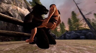 'The Big Bad Wolf Gets Caught by Little Red Riding Hood'