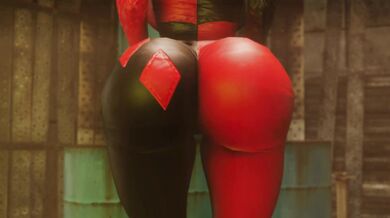 "Kishi3D's Harley with a clapping ass (sound)"