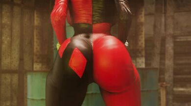 "Kishi3D's Harley with a clapping ass (sound)"