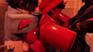 'Sauna of Seduction: Three Devils Share One Hot Threesome'