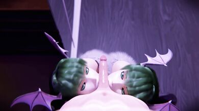 "The Demon Queen's Lustful Awakening - A Morrigan Aensland Hentai Adventure"