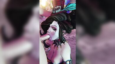 'Hardcore Mom Moxxi's Fellatio Skills 3D Cock Shots'