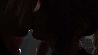 '"Cumming in the Clouds with Aerith" - a hentai porn parody, featuring an unlikely couple.'