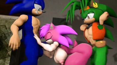 "Sexy Chef Mistress Sonia Sandwiches her Lusty Apprentices"