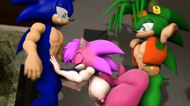 "Sexy Chef Mistress Sonia Sandwiches her Lusty Apprentices"