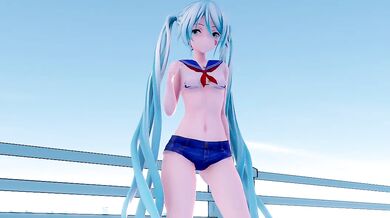 "A Slice of Life with Miku and Apple Pie"