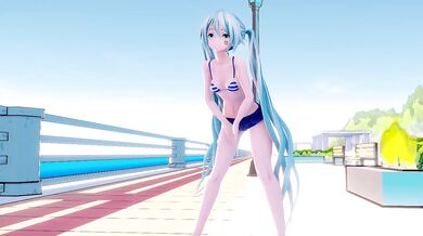 "A Slice of Life with Miku and Apple Pie"