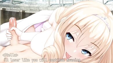 'Sneaky Miko Makes a Naughty Move with Princess Stella, Luring Her Into a Tempting Hentai Adventure'