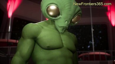 'Small Girl Takes a Huge Facial Cumshot at the Galactic Orgasm'
