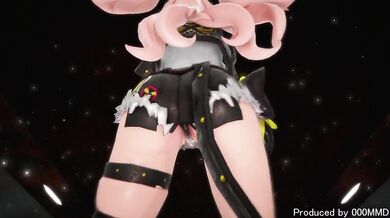 "A hot blonde teases her boyfriend with a sexy striptease, but when she reaches for his hard cock he can no longer resist her charms."