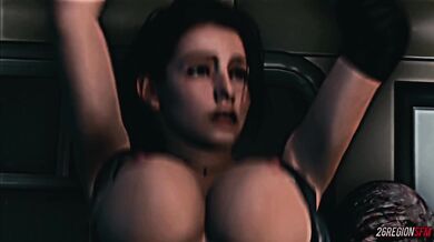 'The Sexy Hunter - Jill Valentine's Spire Erection (Resident Evil PMV)'