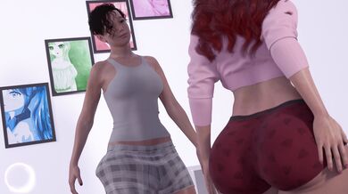 'Sexy Red Dressed MILF's Juicy Ass in Motion!'