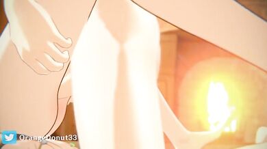 'The Sexy Adventures of Faruzan and Aether, with Orange Donut 33'